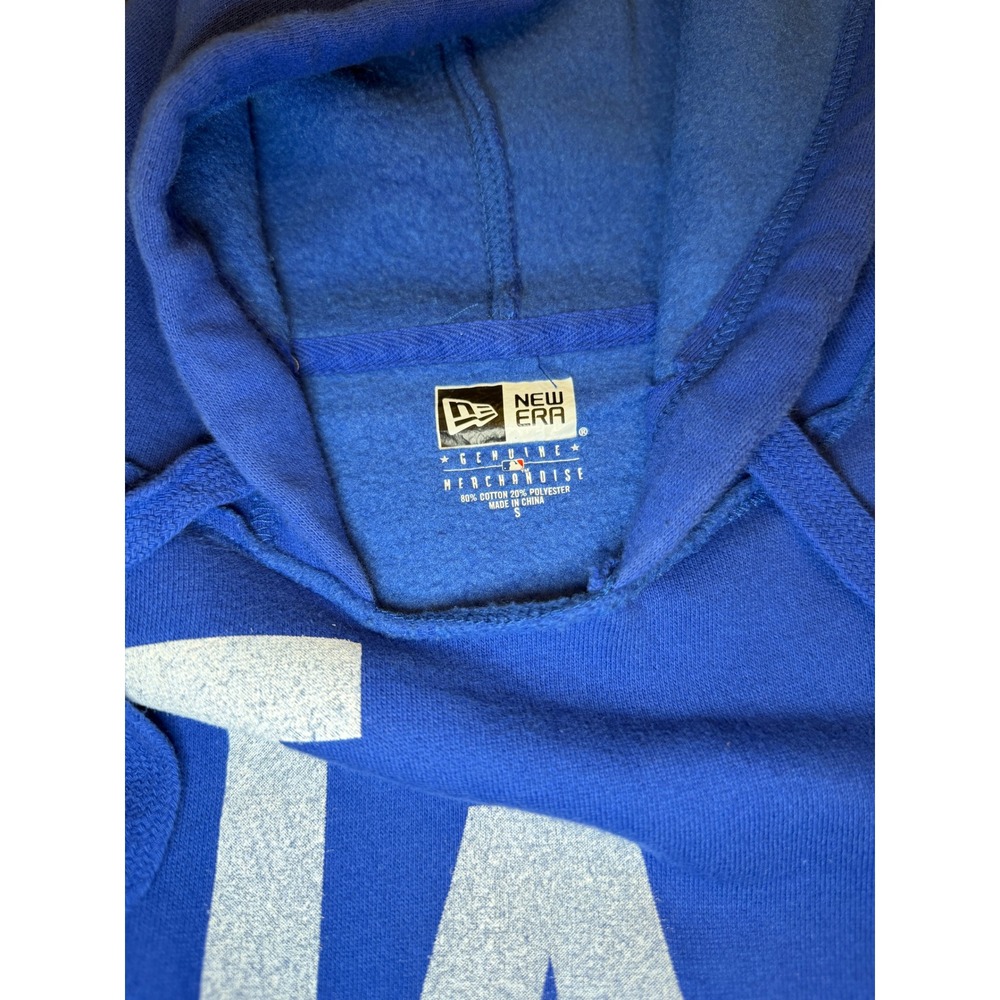 New Era Los Angeles Dodgers Hoodie Blue Logo Sleeve Graphics women Small - Picture 5 of 10